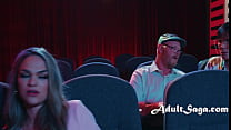 Teen Couple Fuck Eachother In The Movie Theatre